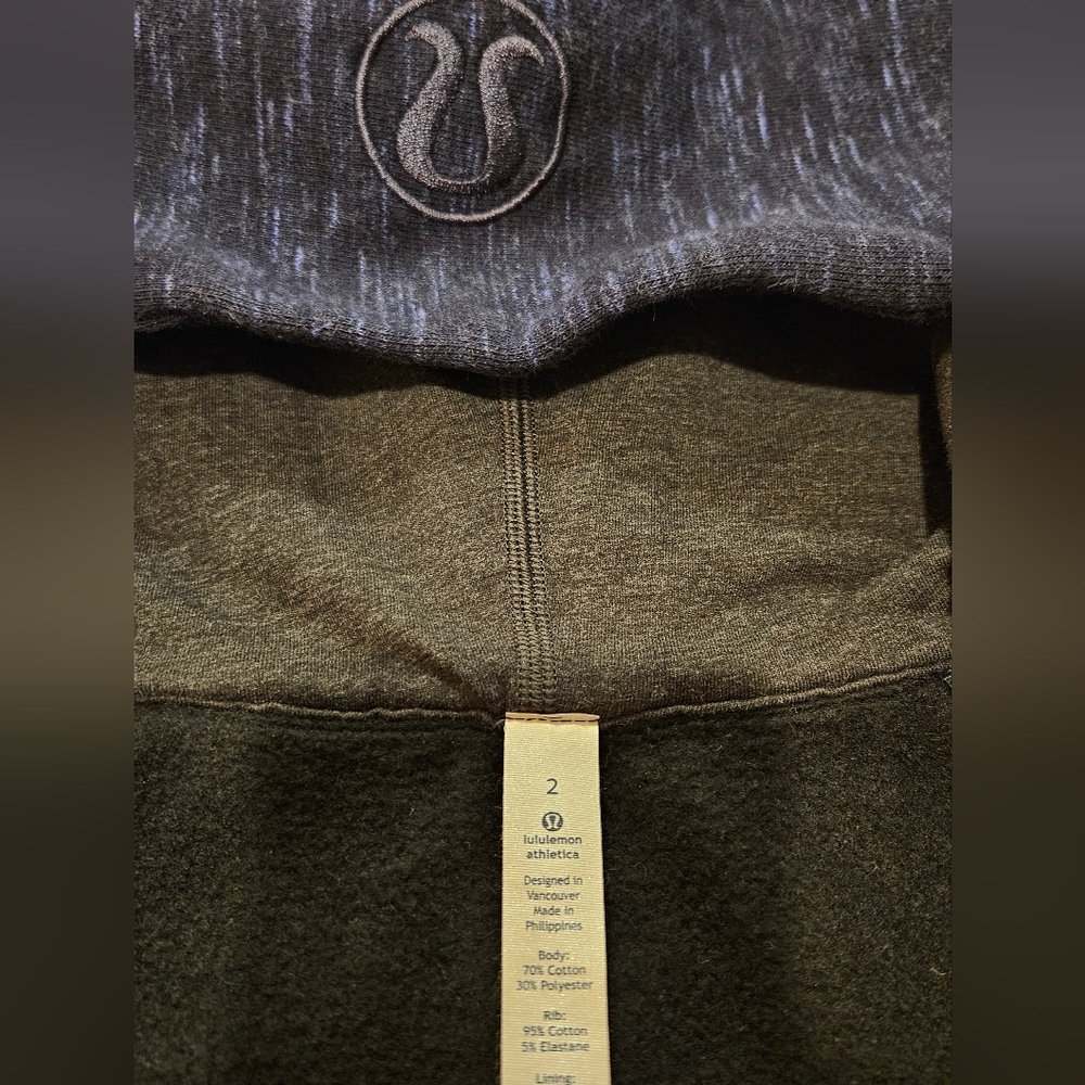 Lululemon Scuba Hoodie III - Two Tone Full Zip Hoodie